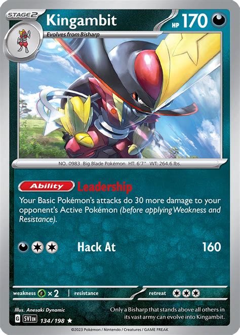 Kingambit Pokémon Myp Cards