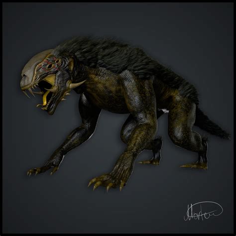 ArtStation - Lizard Monster