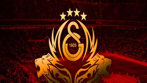 Galatasaray football club logo 2K wallpaper download