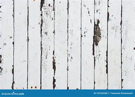 Weathered White Wood Paneling Texture Background Stock Photo - Image of ...