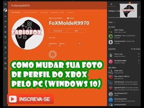 Como Mudar Sua Foto De Perfil Do Xbox Pelo Pc Windows Youtube