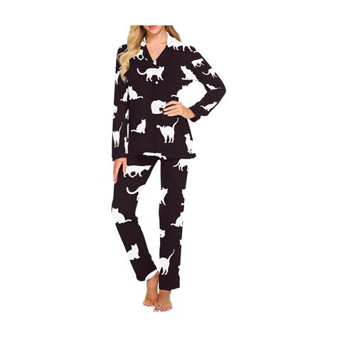 Cat Pajamas Womens Cat Pajamas Cat Pyjamas Designer Etsy