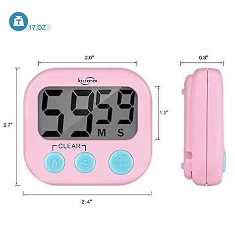 Kissarex Digital Kitchen Countdown Timer Teachers Classroom Counter