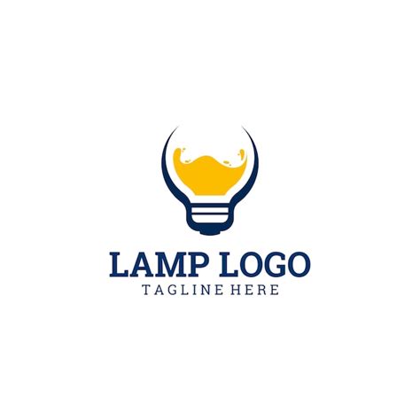 Premium Vector Lamp Logo