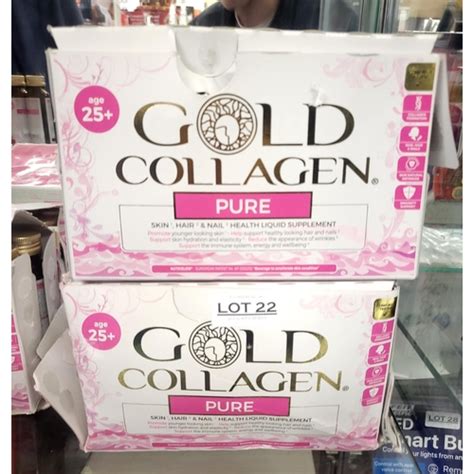 2X BOXES OF GOLD COLLAGEN PURE SKIN HAIR NAIL HEALTH LIQUID SUPPLEMENT