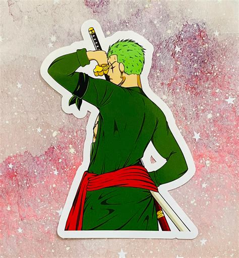 Roronoa Zoro One Piece Vinyl Sticker By Bellabridjon On Deviantart