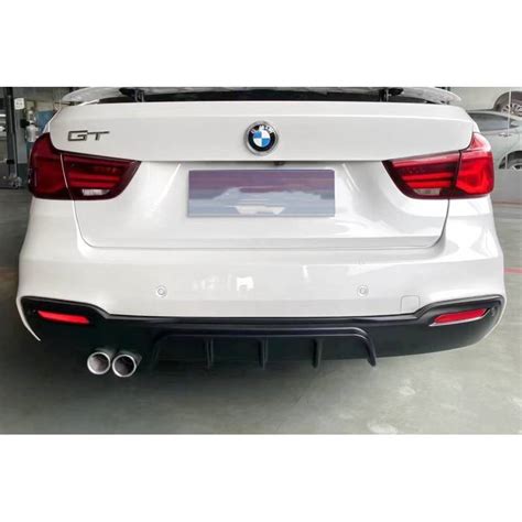 Rear Diffuser Bmw F Gt Simple Exhaust Glossy Black Bimar Tuning