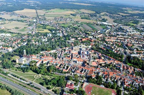 Lutherstadt Wittenberg Von Oben Stadtansicht Der Lutherstadt