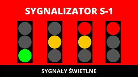 Sygna Y Wietlne Nadawane Przez Sygnalizator S Wiat O Czerwone