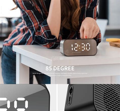 Havit M Mx Wireless Bluetooth Speaker With Alarm Clock Radio