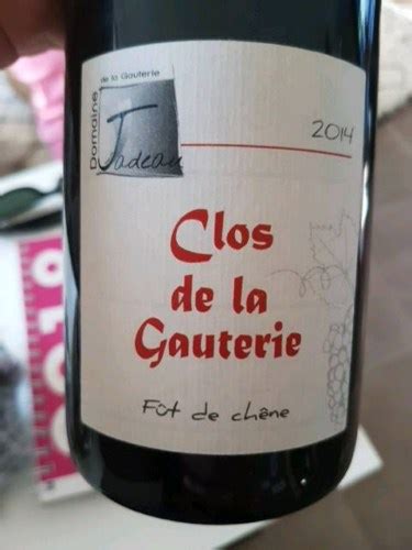 Domaine De La Gauterie Etienne Jadeau Clos De La Gauterie F T De