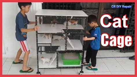 Cara Membuat Kandang Kucing Tingkat Mewah Diy Kittens Cage House