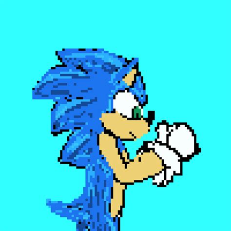 Pixilart Sonic By Ladynoir62825 On Deviantart