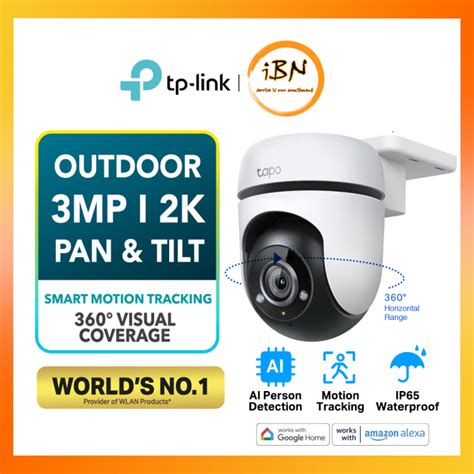 Tp Link Tapo Outdoor Pan Tilt Security Wifi Camera Ip Waterproof