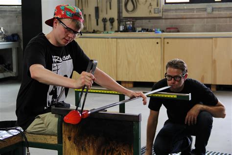 Nate Cotterman And Tyler Barry Blow Glass Glass Blowing Shattered