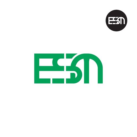 Letter ESM Monogram Logo Design 32311081 Vector Art at Vecteezy