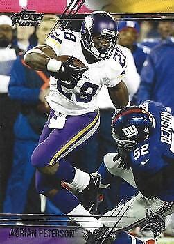 Adrian Peterson Retail Topps Prime Minnesota Vikings Ebay