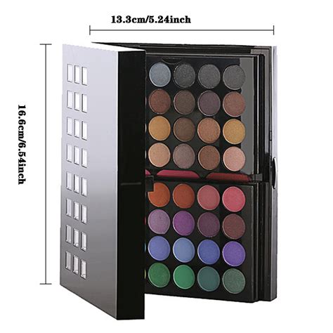 78 Color Eyeshadow Push Pull Makeup Tray Foldable Eye Shadow Contouring