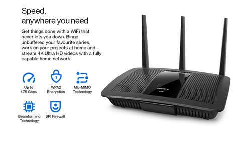 Linksys Ea7300 Max Stream Ac1750 Mu Mimo Dual Band Wifi Router 4