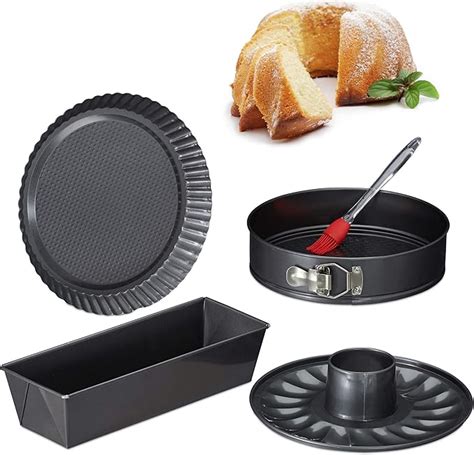 Relaxdays Anthracite Set De Pi Ces G Teaux Moule