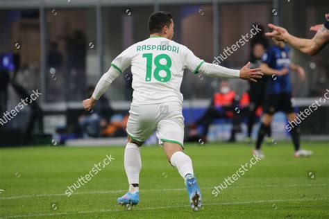 Giacomo Raspadori Us Sassuolo Celebrates After Editorial Stock Photo