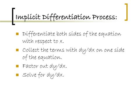 Ppt Ap Calculus Bc 3 7 Implicit Differentiation Powerpoint Presentation Id 4055387