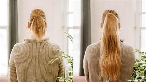 How To Do A Ponytail With Extensions Hair Advice Luxy Blog Luxy® Hair