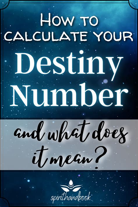 Destiny Numbers How To Calculate Your Destiny Number And What Does It