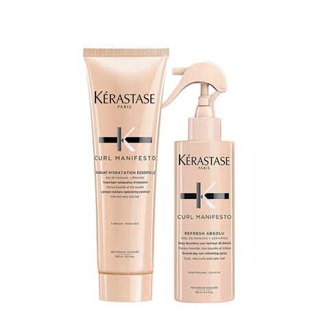 Kerastase Curl Manifesto Kit Curly Hair Spray 190ml Conditioner 250ml Hair Gallery