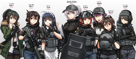 Andy Wus Full Roster Of Agents From The Fictional Pmc Hei Long Guard