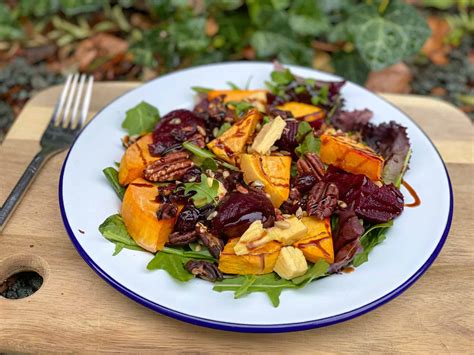 Scrumptious Pumpkin Beetroot Salad Recipe Vegan Lunch Ideas