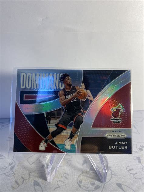 Panini Prizm Jimmy Butler Dominance Silver Prizm Sp Mint