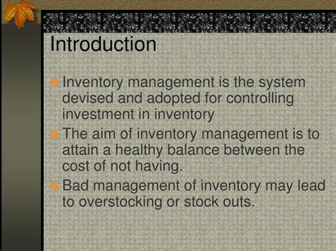 Ppt Inventory Management Powerpoint Presentation Free Download Id4124457