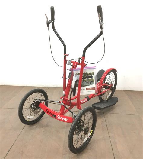 Lot - Street Strider Eclipse 3 Wheel Elliptical Bicycle