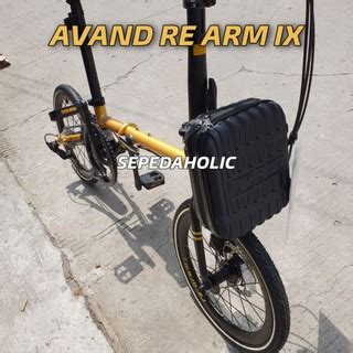 Jual Sepeda Lipat 16 Inch AVAND RE ARM IX Frame CHROMOLY 9 Speed