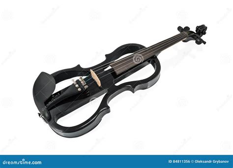 Beautiful Electric Violin On White Stock Photo - Image of concert, instrument: 84811356