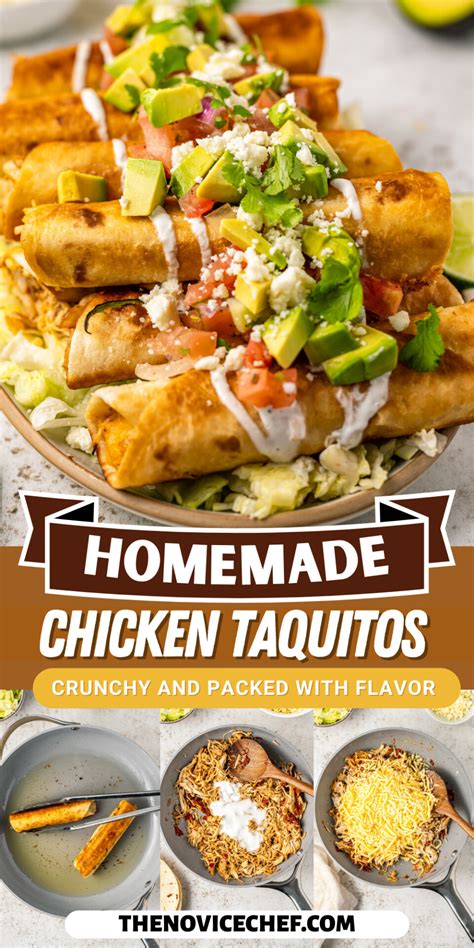 Best Chicken Taquitos Recipe The Novice Chef