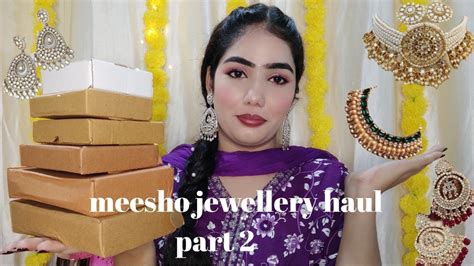 Meesho Jewellery Haul Part Omg Itna Affordable Jewellery Sirf