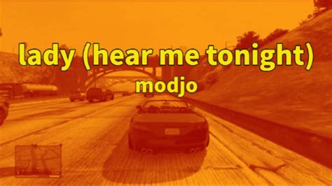 Modjo Lady Hear Me Tonight Youtube