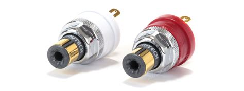 Furutech Ft G Rca Inlet Gold Plated Pure Copper Pair Audiophonics