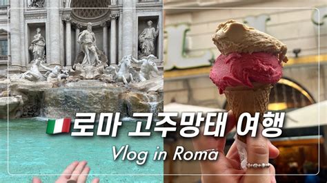 Vlog 🇮🇹이탈리아 로마 4박5일 눌러담은 브이로그 맛집탐방하다가 고주망태🍷되기 남부투어 바티칸투어 시내 구경