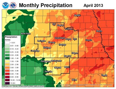 2013 Monthly Precipitation Maps