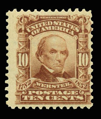 US 307 1902 10-cent Webster: Allstamp.net