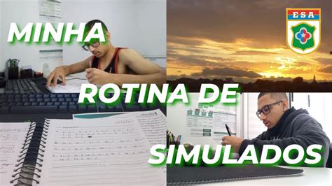 STUDY VLOG UM DIA DE SIMULADO NA MINHA ROTINA DE ESTUDOS PARA A ESA