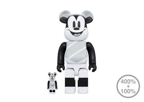 Buy Bearbrick X Disney Hat And Poncho Mickey Set Online In