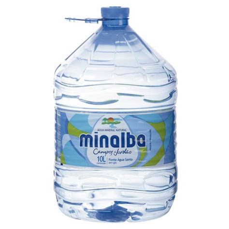 ÁGUA MINERAL MINALBA SEM GÁS GALÃO 10L DELIVERY ALABARCE