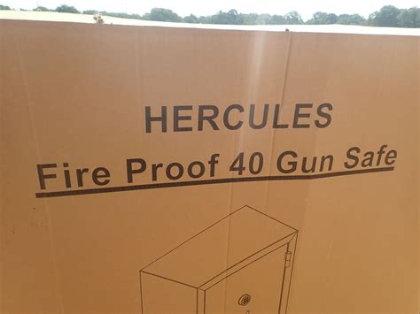 Hercules 40 Gun Safe C6 Jm Wood Auction Company Inc