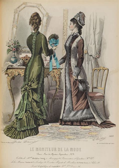 Le Moniteur De La Mode 1877 C 1 Victorian Era Fashion Victorian