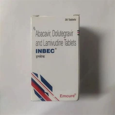 Abacavir Mg Dolutegravir Mg Lamivudine Mg Inbec Tablet