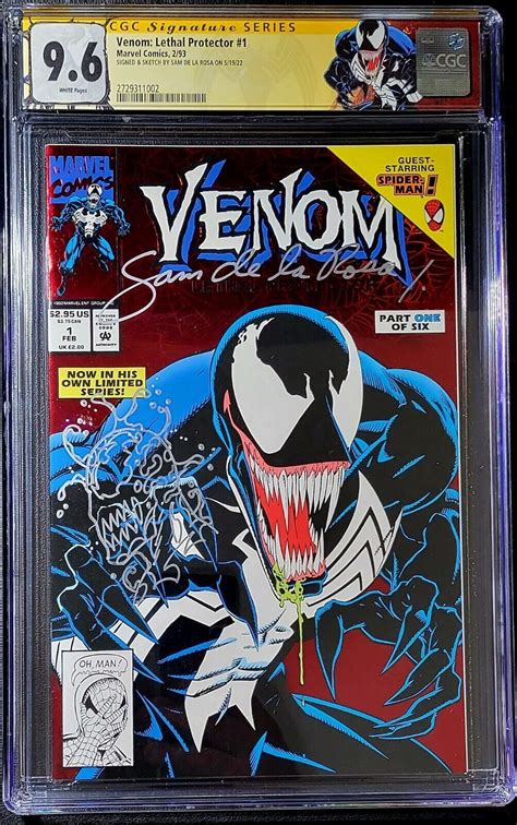 Venom Lethal Protector Cgc Ss Remark Sam De La Rosa Bagley